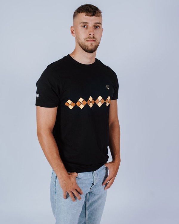 T-Shirt "Pattern" black