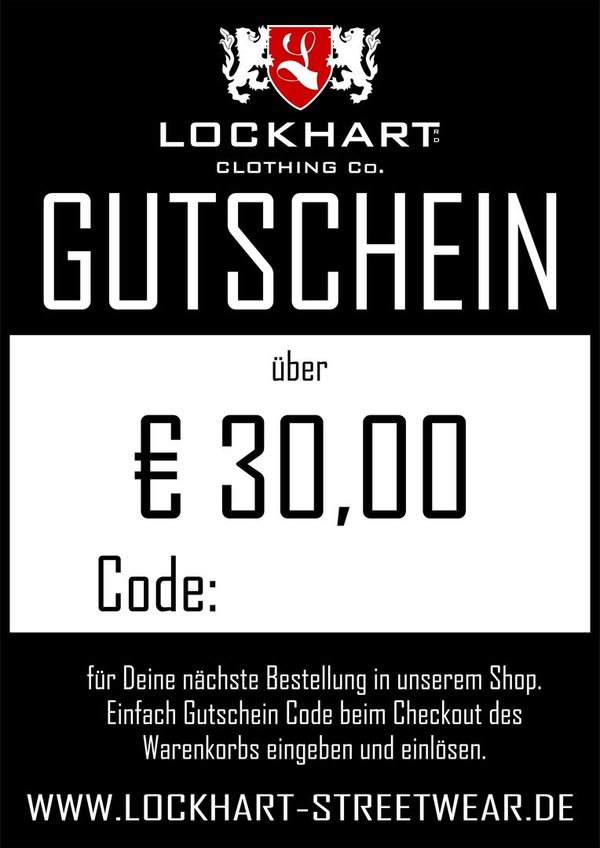 Lockhart Voucher 30,00€