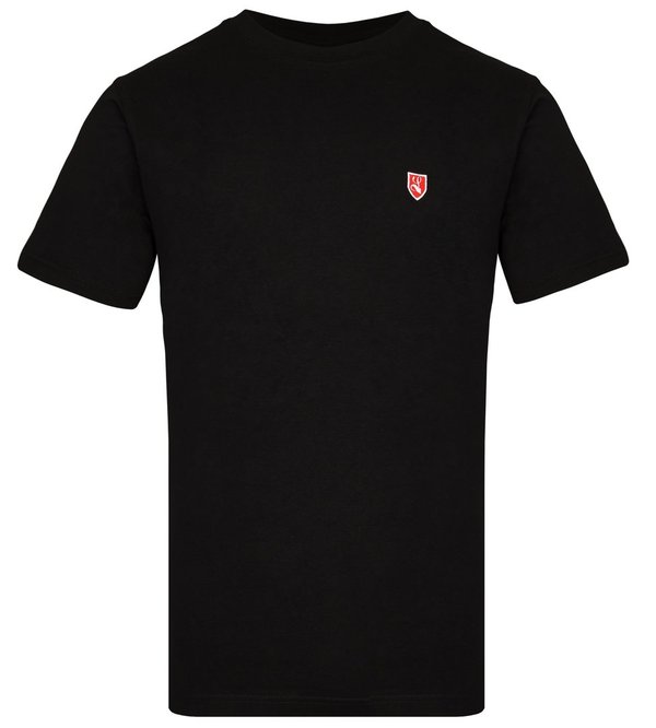 T-Shirt "Buckler" button patch black