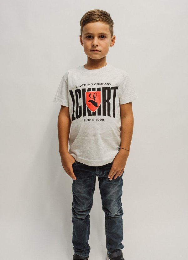 Kids T-Shirt "Culture" grey marl