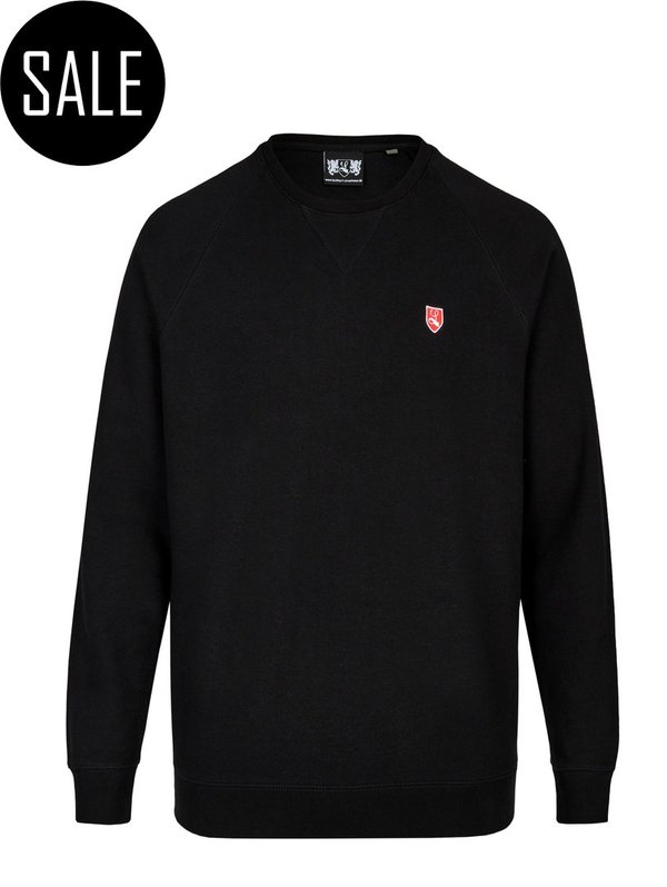Raglan French Terry Sweatshirt "Buckler" black
