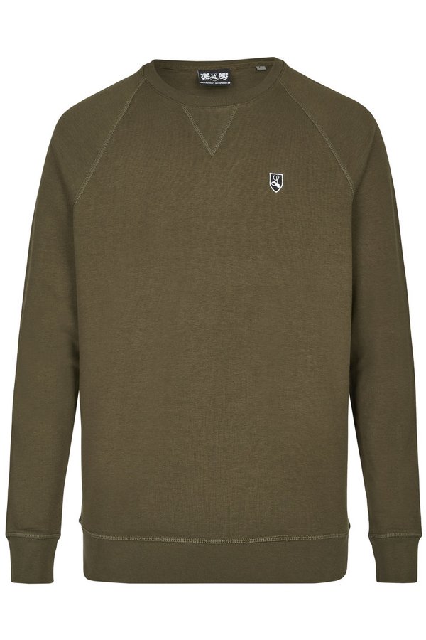 Raglan French Terry Sweatshirt "Buckler" olive