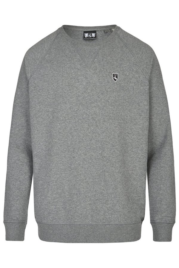 Raglan French Terry Sweatshirt "Buckler" grey marl