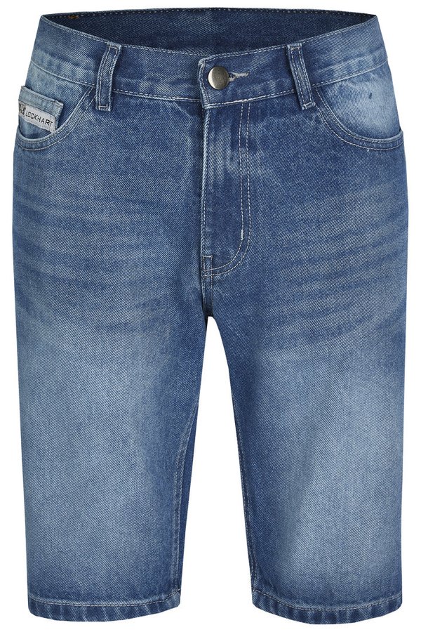 5-Pocket Jeans Bermuda Stone Washed