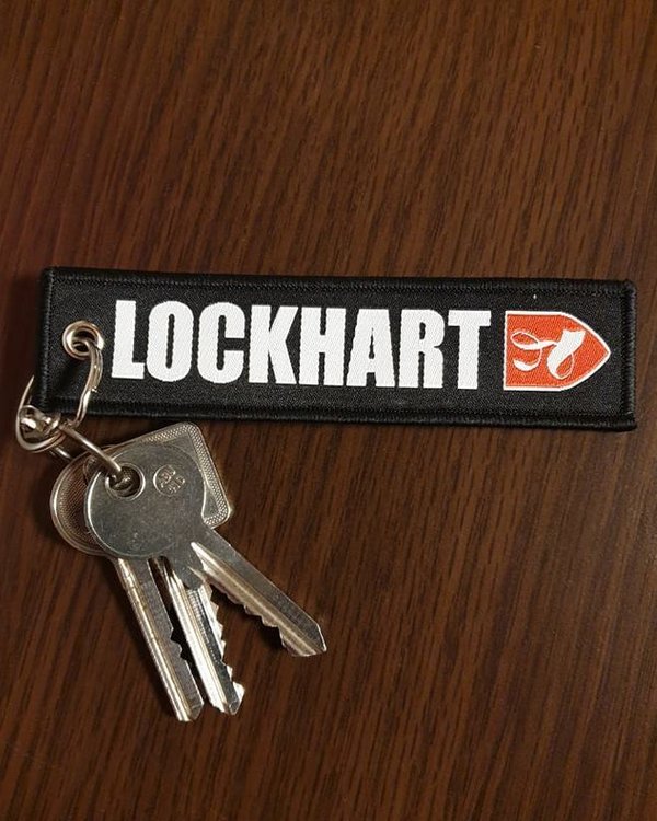 Schlüsselanhänger "Lockhart" gewebt schwarz