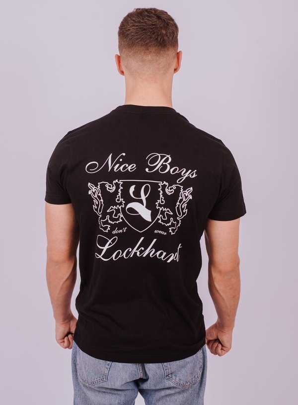 T-Shirt "Nice Boys" schwarz